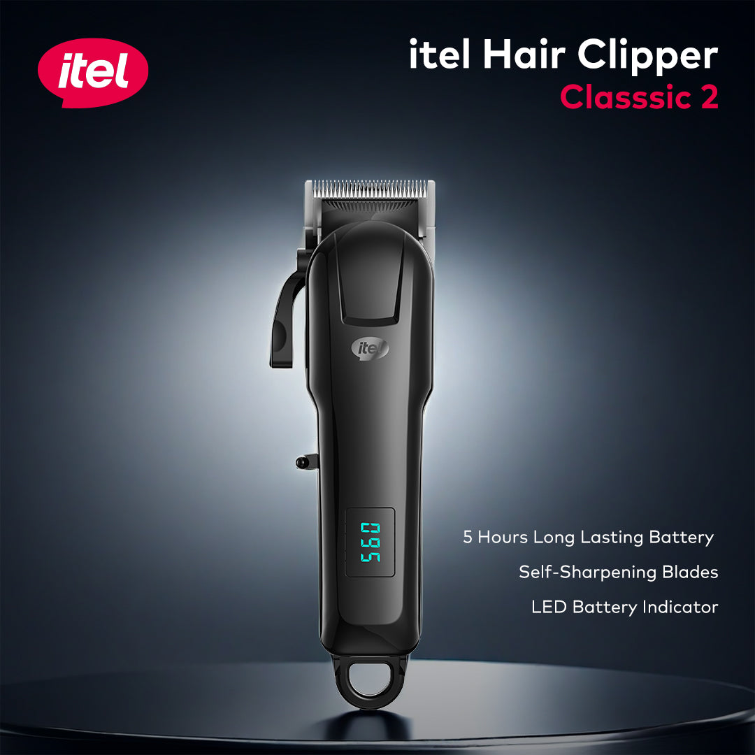 itel vip IHC-33 Classic 2-Hair Clipper IHC-33 Sharp Cut &amp; Digital Display