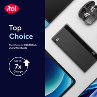 itel vip PowerPulseA1481 PowerBank27000mAh 22.5W Fast Charging Type-C+18W Charger